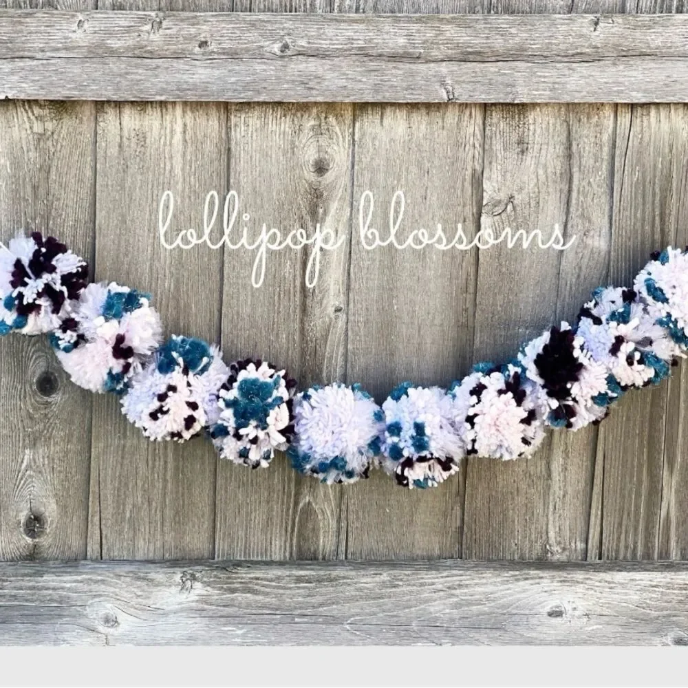 Colorful Pom Pom Garland